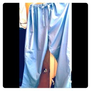 Opp Azure Blue Scrub Pants